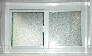Aluminum Slider Window With Frosted Glass